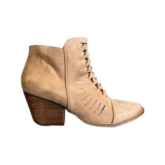 Coconut Brown  By Matisse Miranda Fringe Booties Size 10M - Picture 7 of 16